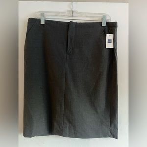 Dark grey pencil skirt